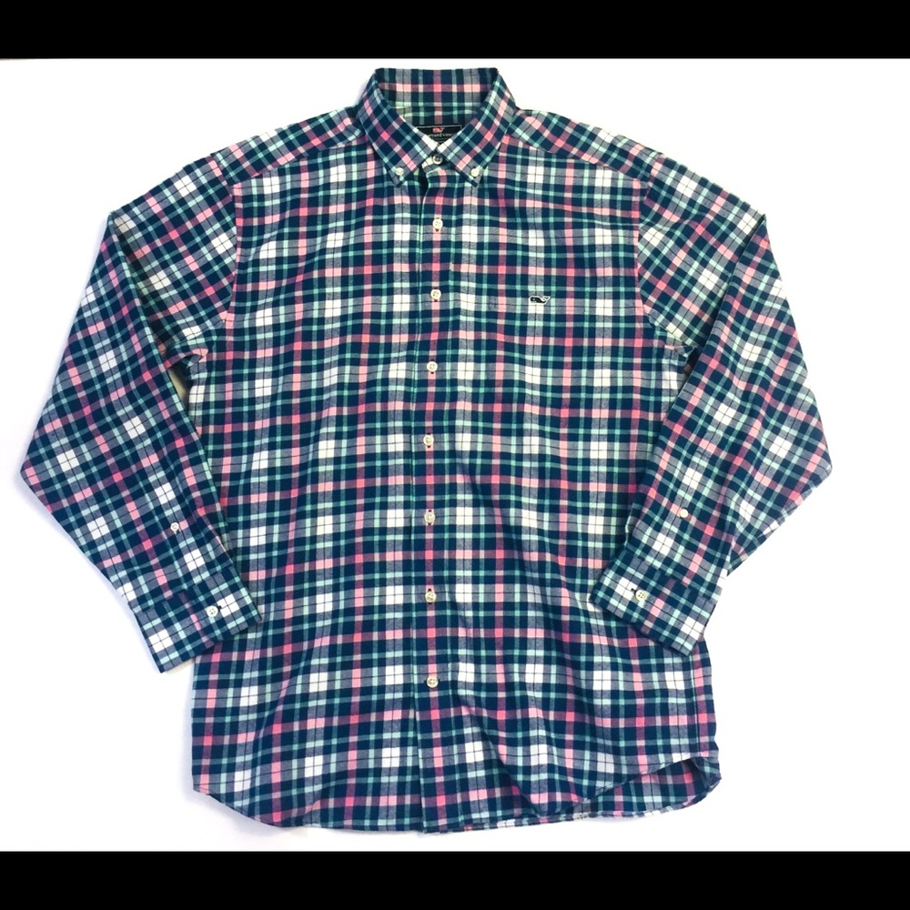 NWOT Vineyard Vines Performance Plaid Tucker Shirt